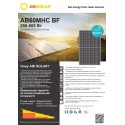 Сонячна Панель ABI-SOLAR AB600-60MHC, 600 WP, BIFACIAL